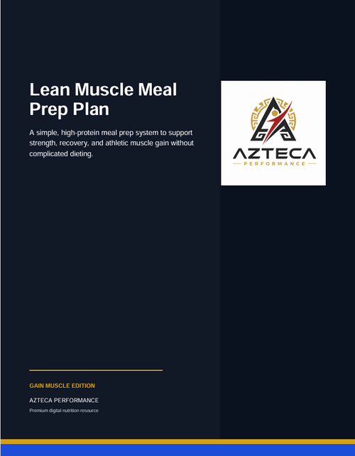 Azteca Performance Lean Muscle Meal Prep Plan